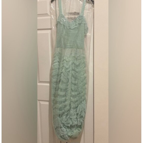 NWT LoveShackFancy Sharelle Gown mint blue SZ 4 Retail 895 - Picture 9 of 9